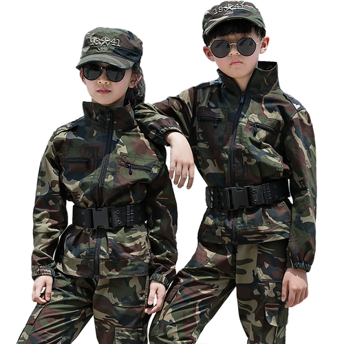 Камуфляжный осенний детский комплект подходит для мужчин и женщин