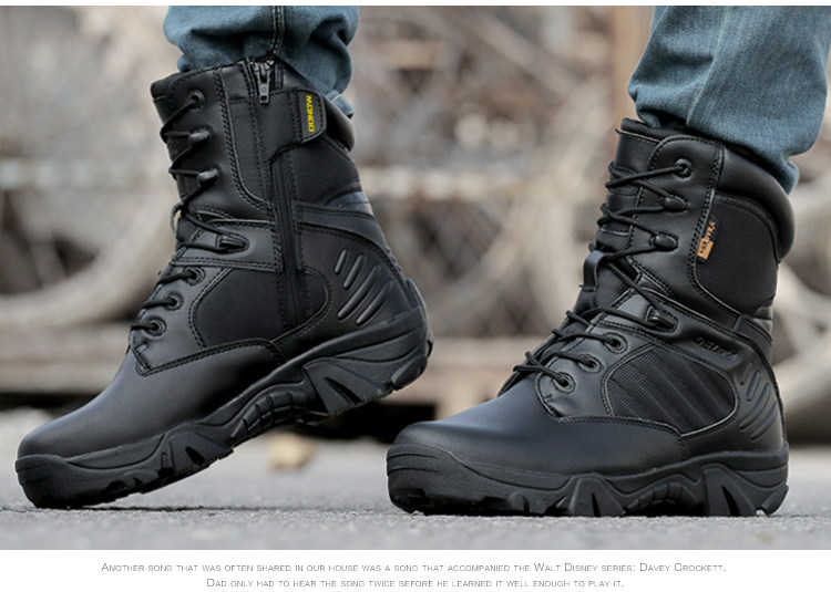 Boots militaires pour homme - porter - Ref 1398130 Image 26