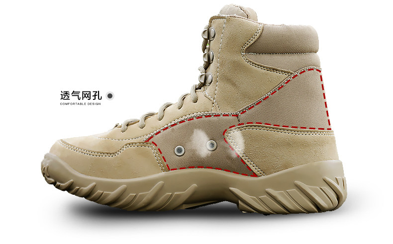 Bottes militaires pour homme - amortissement - Ref 1402597 Image 14