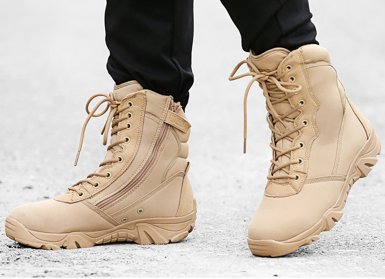 Boots militaires pour homme - lumière - Ref 1398443 Image 27