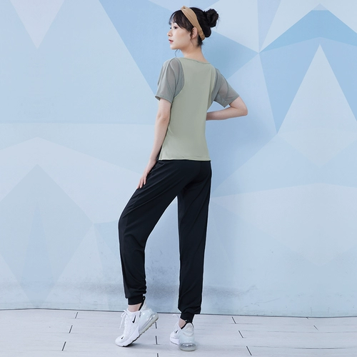 Одежда для йоги, летний комплект, быстросохнущий модный спортивный костюм для тренировок для спортзала, для бега, изысканный стиль