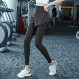 Комбинезон для спортзала, тонкие штаны, дышащий эластичный спортивный комплект для йоги для тренировок, высокая талия, в обтяжку, для бега