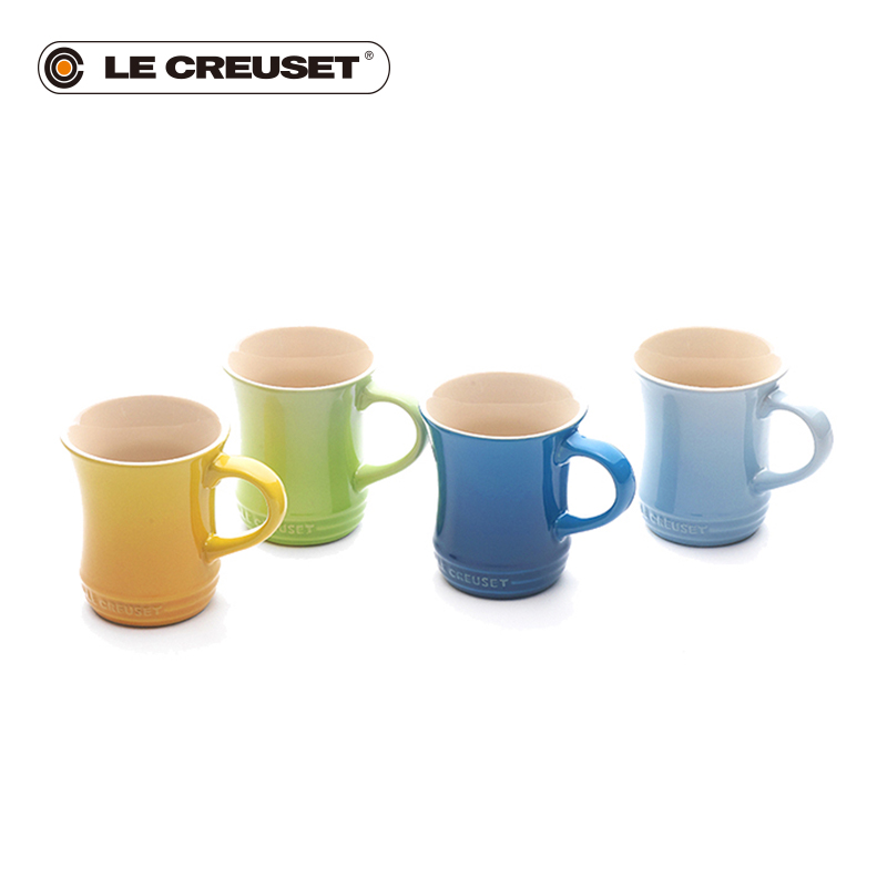 France 's LE CREUSET cool color stoneware keller 360 ml birthday present household heating water trend