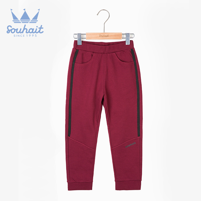 mùa xuân con nước và mặc mùa thu trẻ em mới ngoài trời trẻ em quần thể thao bé trai vừa sweatpants lỏng bình thường.