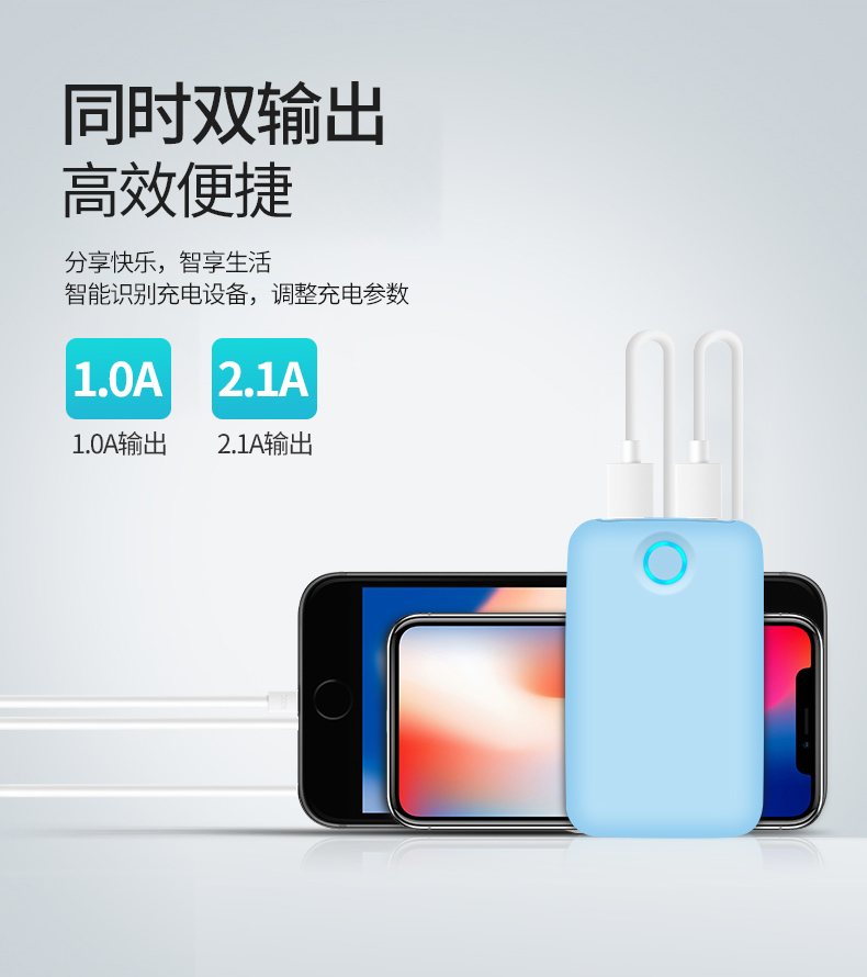 20000M dễ thương nhỏ siêu mỏng xách tay sạc kho báu phổ điện thoại di động MIUI smartphone mA - Ngân hàng điện thoại di động sạc dự phòng thegioididong
