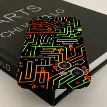 Tutoujia niche style gradient color rectangular graffiti check-in and share Tutoujia good product recommendations
