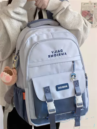 Японский ранец, вместительный и большой рюкзак для школьников, ноутбук, для средней школы, подходит для студента, простой крой