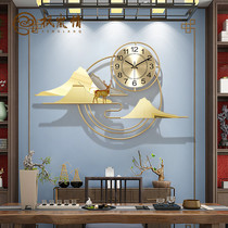 Maple Lan love net red clock wall clock living room home clock European simple mute art decorative creative clock