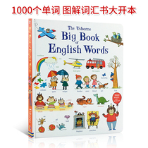 Original English Big Book of English Words1000 words Enlightenment children English illustration