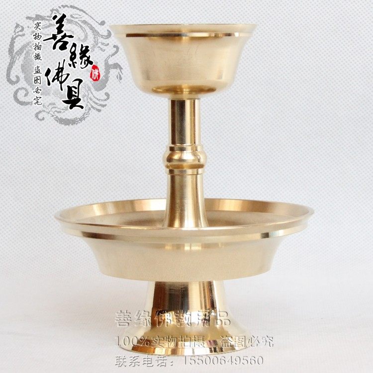 Tibetan Buddhism Buddhist Buddha Confessions Pure Brass Special Thickened Hair Care Cup set of small number Recommended