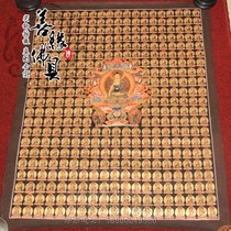 Fine Nepal hand-painted Thangka pure natural mineral pigment 250 statues of Sakyamuni Buddha painting like color card