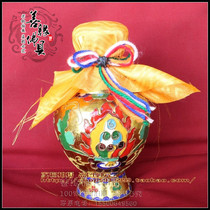 Kumbum monastery cloisonne five name wealth Aquarius huang cai shen Aquarius guru production cai yuan mao sheng free from poverty