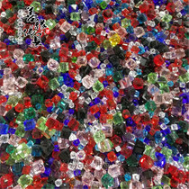 Buddhist supplies Tibetan Buddha statue Buddha statue Buddha products seven precious stones glass rhinestones 500 grams