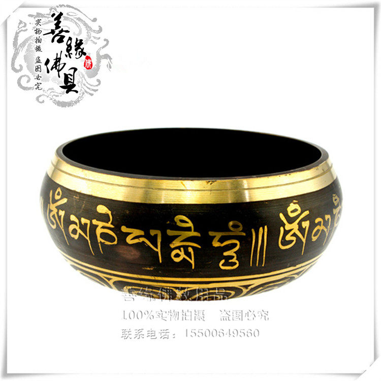 Buddha Nepalese Folk bowl translated to bronze bowl of Buddha bowl of the Vatican bowl caliber 14 5cm