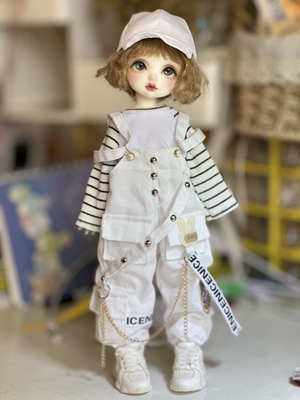 taobao agent bjd The baby clothes strap pants set is a small six -point six -point five -point quadrilateral giant baby clothes (excluding dolls