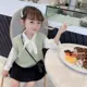 Quần áo trẻ em cô gái 2020 mùa xuân và mùa thu mới phong cách hàn quốc áo len dệt kim trẻ em áo vest trẻ em áo vest giản dị - Áo ghi lê