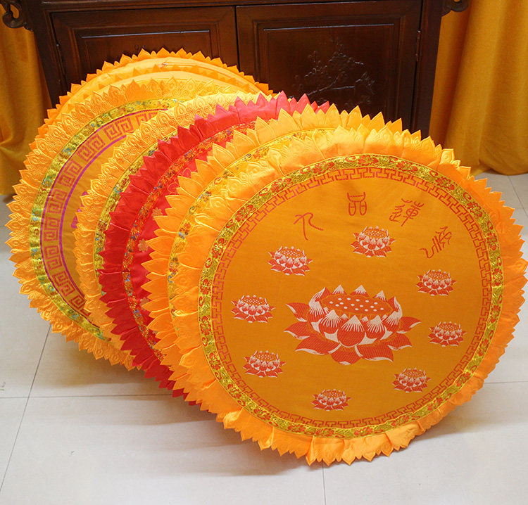 Paddy fuse lotus meditation mat on the Buddha kneeling mat and computer embroidery on the knee mat