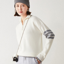 Minimalist not simple 2021 autumn winter new wool knit casual loose jacket with a hitch in the undershirt
