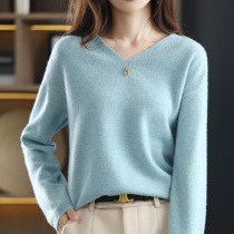 Romance is about wearing it to meet you 2021 autumn and winter new sheep sweater women loose fashion blouses