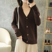 Beauty Out featured out-style Gwool cardiovert sweatshirt 2021 autumn winter slim fit 100 lap sweaters women