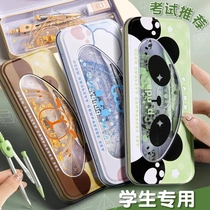 Compass and ruler set students drawing tools for primary school students exams professional rules for mathematical drawing multi-function