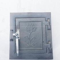 Cast iron stove door old-fashioned stove door fire door fire sealing cover cast iron stove door rural stove kang door fire kang large stove door home