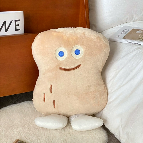 Акриловая милая подушка, плюшевая кукла для кровати, хлеб