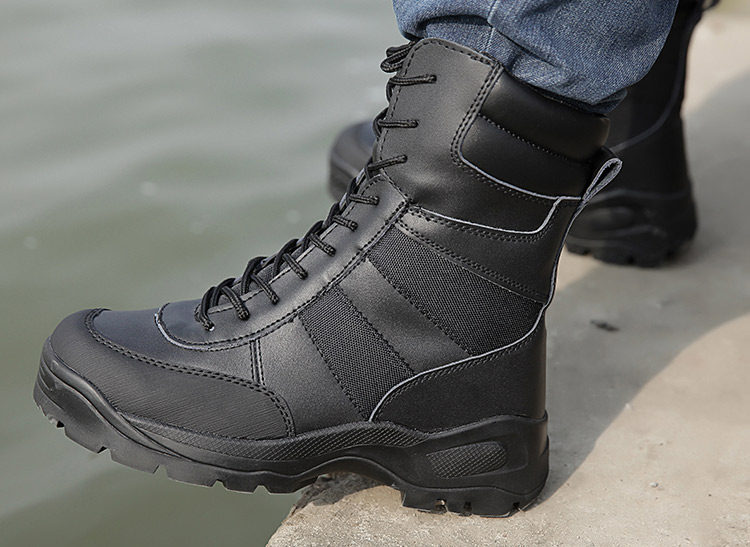 Bottes militaires pour homme - porter - Ref 1398378 Image 10