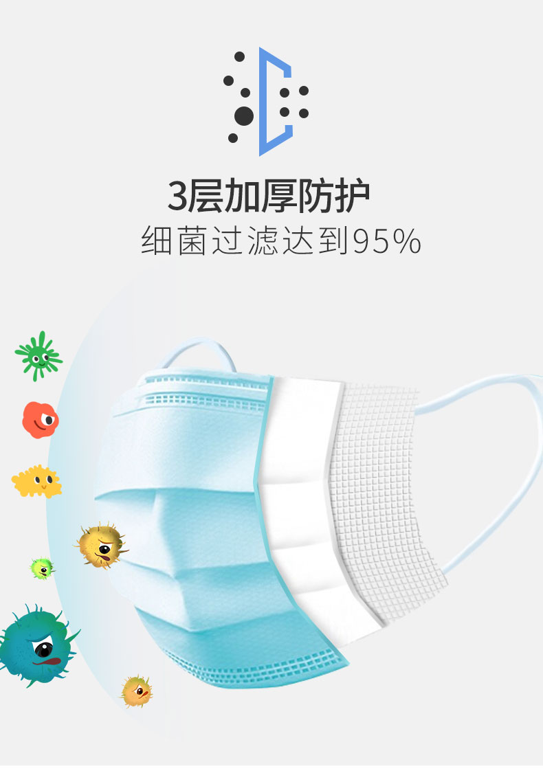 10点抢 现货速发 20只 淳紫乐康 一次性防病毒口罩 59元 买手党-买手聚集的地方