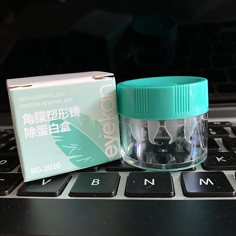Rgp Hard Lens Cleaning Solution Protein Removal Box, Contact Lens Myopia Ok Lens Corneal Reshaping Soaking Lens Case Rgp Hard Lens Cleaning Solution Protein Removal Box, Contact Lens Myopia Ok Lens Corneal Reshaping Soaking Lens Case