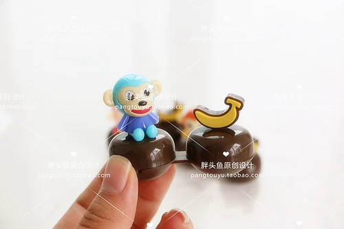 2020 Новая кайда контактная линза коробка красивая зрачка, маленькая обезьяна нано -нано антибактериальная двойная коробка с двойной коробкой, обезьяна, обезьяна