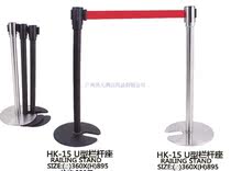 Telescopic railing seat slotted traffic guardrail mobile barrier fence cordon telescopic railing