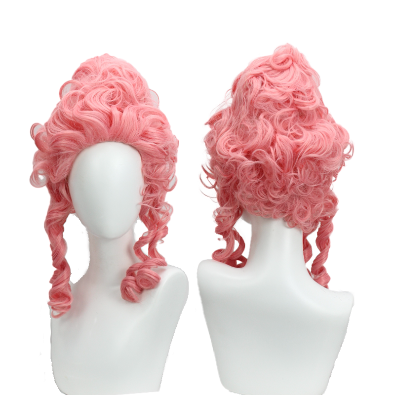 European Palace Retro 50 60 70S French Aristocratic Queen Queen Masquerade Dress Wig