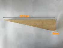 Wood wedge wooden Tenon wooden sofa non-slip wooden block triangle wooden plug wedge pad size wooden wedge pad door