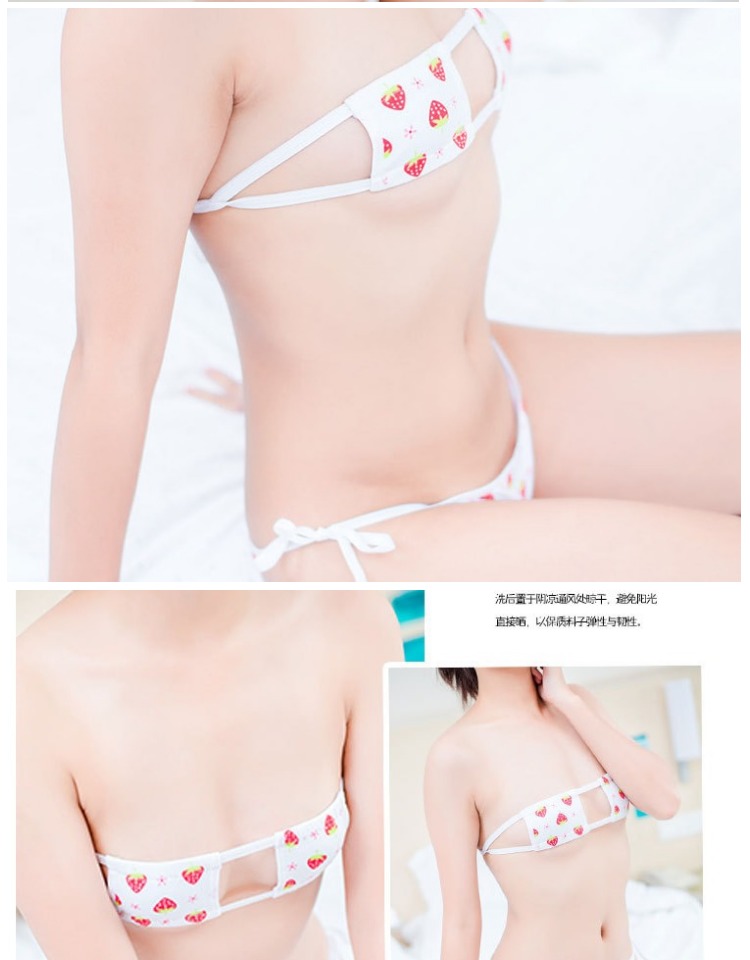 Bảy hệ thống ba ngày với bộ bikini vuông dễ thương chia đôi bikini gợi cảm rò rỉ lưng bưởi mơ ước mùa hè mới bikini đi biển đẹp 2020 kín đáo