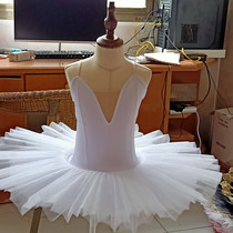  Custom Swan Lake dance performance Puffy yarn skirt girls SLING TUTU skirt