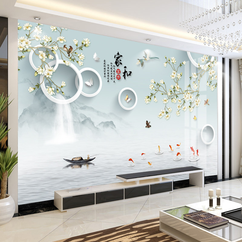 New Chinese WOOD AND WOOD FIBER INTEGRATED WALL PANEL MODERN MINIMA BEDROOM BEDSIDE LIVING ROOM TV BACKGROUND WALL BUCKLE PLATE DECORATION