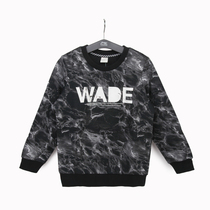Li Ning childrens clothing 2020 Autumn new male boy Wade basketball plus velvet pullover hoodie YWDQ173