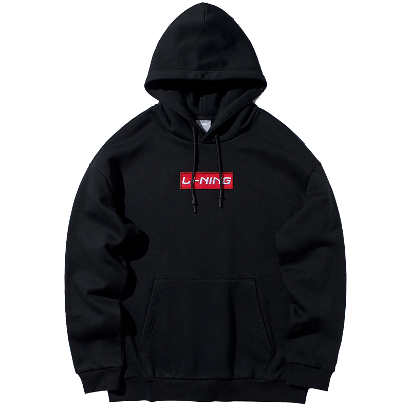 Li Ning Wei clothes men and women with the same new set of hooded sweatshirt long sleeves with hat blouses knitted casual sportswear AWDR569