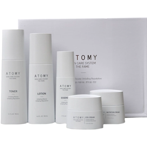 Увлажняющий базовый комплект, набор для ухода за кожей, молочко, лосьон, сыворотка, крем для глаз, Южная Корея, 5 шт