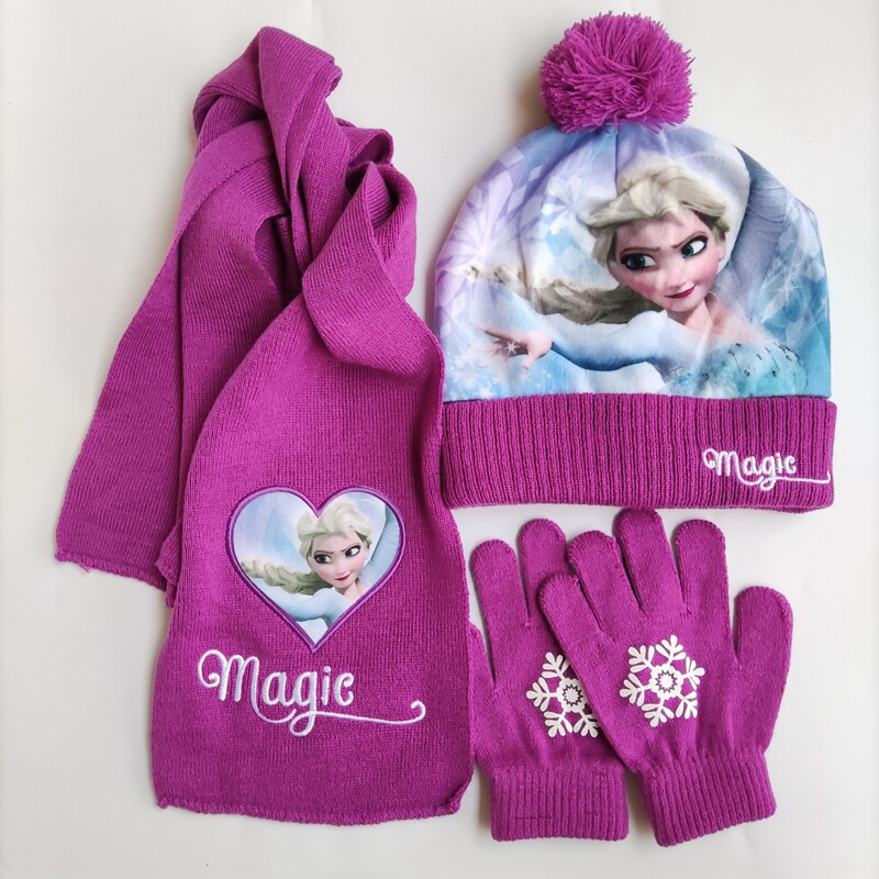 Ultra, детская шапка для мальчиков, зимний утепленный Ультрамен Тига, трикотажный шерстяной удерживающий тепло шарф, перчатки, комплект, 3 предмета OTHER / Other 