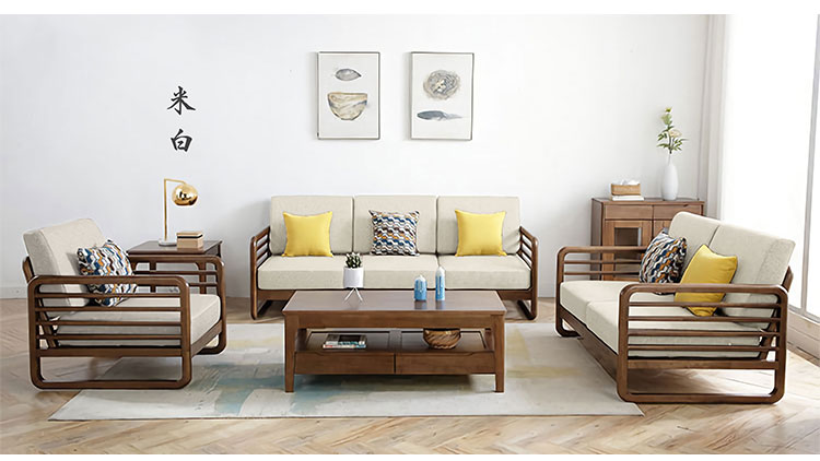 Sofa gỗ bọc tùy chỉnh bao gồm tất cả bao gồm phổ quát lanh màu rắn Trung Quốc đệm bảo vệ đệm sofa 笠 tùy chỉnh - Bảo vệ bụi vỏ bọc máy giặt vải dù