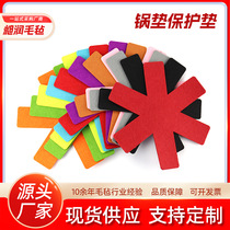 Manufacturer non - woven fabric pot - mat table cup insulation mat size LOGO