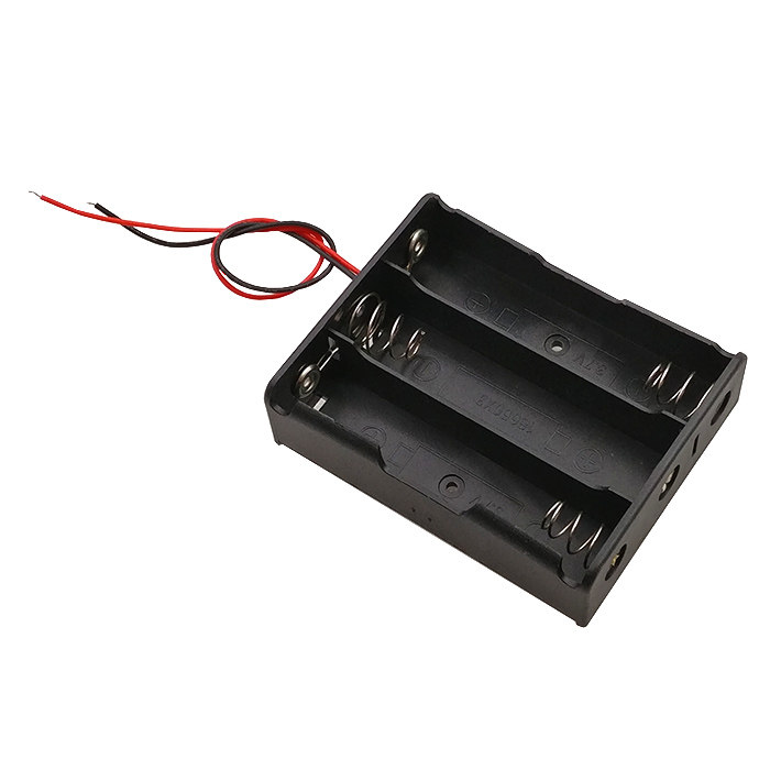 18650 battery case Three-section battery case 3-section charging seat with red black line 18650 battery holder? 