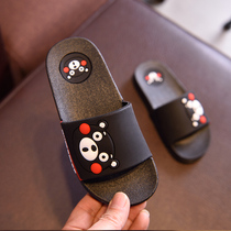 Summer parent-child shoes Cartoon childrens slippers A family of three household household indoor and outdoor non-slip mens and womens cool slippers