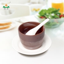 15 pieces of Shaxian snack equipment ceramic characteristic stew pot stew pot earthen pot wordless coffee color soup ceramic cup