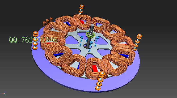Professional disc generator design 3D design