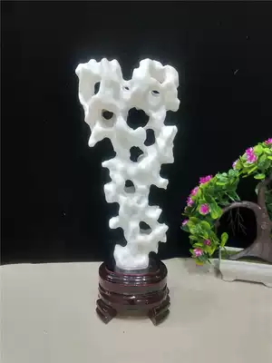 Taihu stone desk decoration Study Elegant stone for stone Lingbi Stone Natural rough stone Boutique Qishi Town House collection