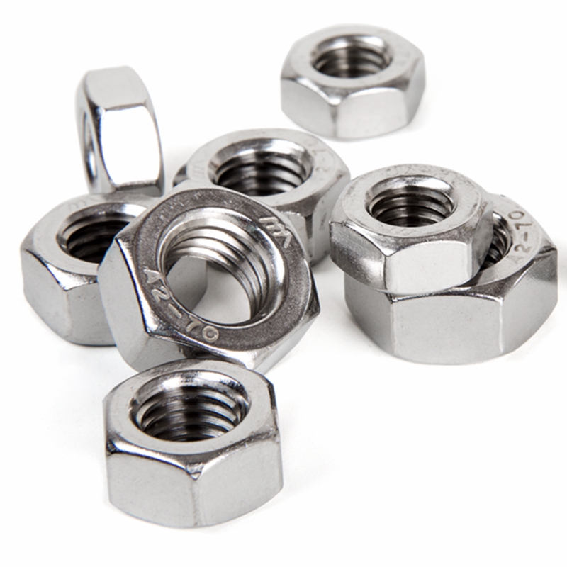 304 304 stainless steel hexagonal nut hexagonal screw cap screw cap m3m4m5m6m8m10m12m14m16m18m20