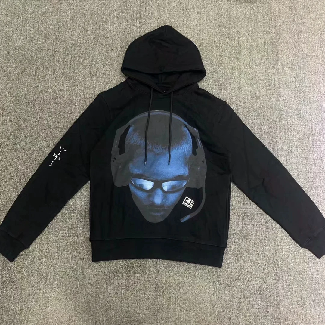 Travis SCOTT той же Cactus Jack Corrupted PS совместная игровая машина портретный свитер